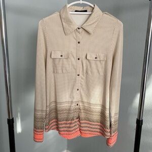 BCBG Max Azria Top Medium Textris New NWT